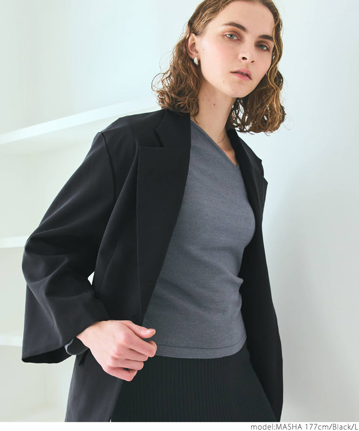 Wide sleeve suit jacket 