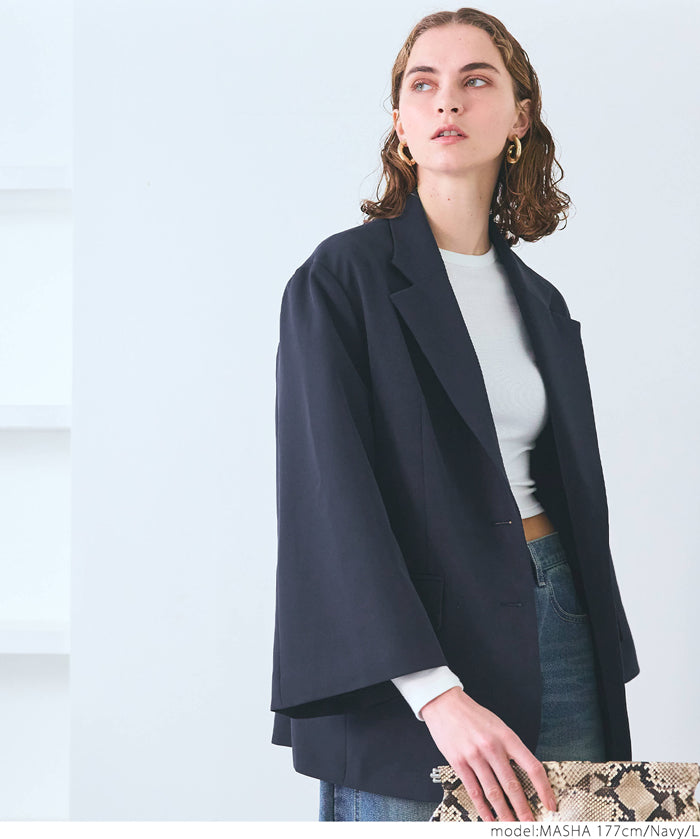 Wide sleeve suit jacket 