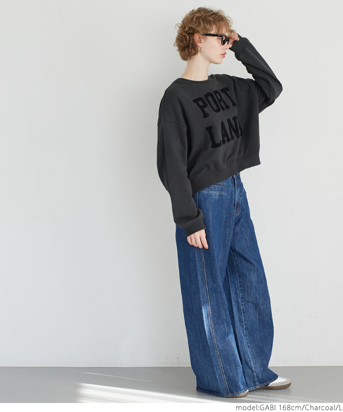 Heavyweight embroidered sweatshirt