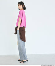 極輕無重力夏日 直筒牛仔寬褲 (Summer denim easy pants )