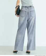 極輕無重力夏日 直筒牛仔寬褲 (Summer denim easy pants )