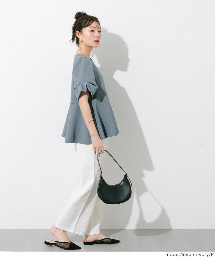 極輕無重力夏日 直筒牛仔寬褲