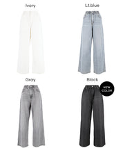 極輕無重力夏日 直筒牛仔寬褲 (Summer denim easy pants )