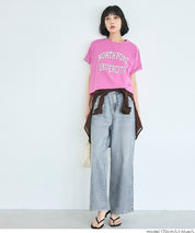 極輕無重力夏日 直筒牛仔寬褲 (Summer denim easy pants )