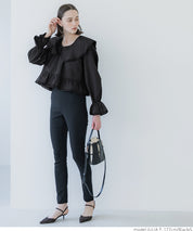 Japanese style lapel cotton lace short shirt 