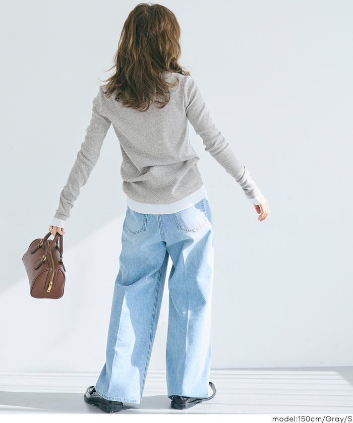 雙層袖口設計長袖上衣