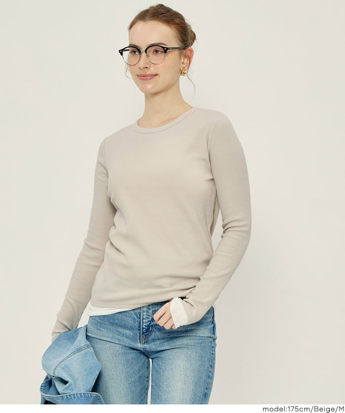 雙層袖口設計長袖上衣