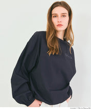 Casual sports style nylon long-sleeved sweatshirt