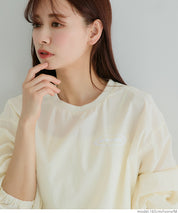 Casual sports style nylon long-sleeved sweatshirt