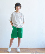 童裝刺繡LOGO短袖T恤