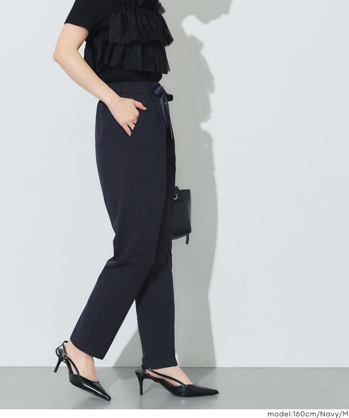 凹凸肌理蝴蝶結西裝褲 (Soccer Tapered Pants)