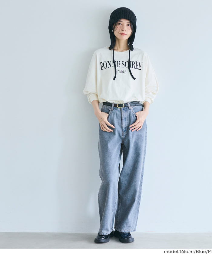 【可配套】復古顯瘦直筒牛仔褲