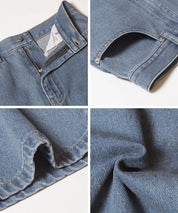 【可配套】復古顯瘦直筒牛仔褲