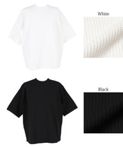 EAZY TEX 男裝華格夫面料圓領上衣 T-shirt