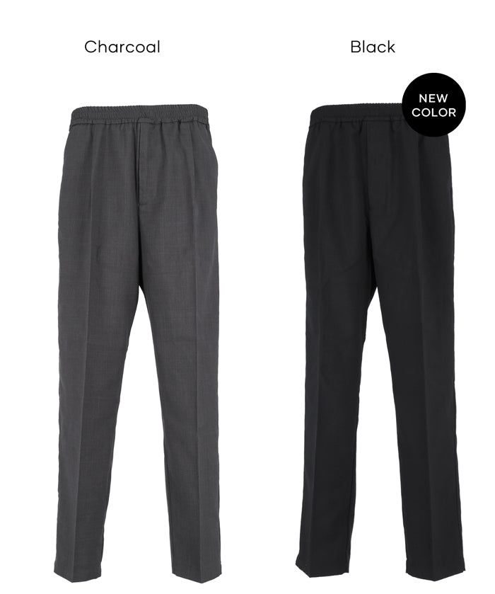 男裝【可配套】彈性錐形西裝褲