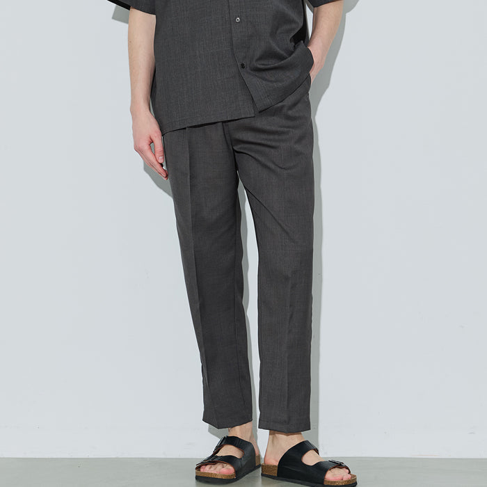 男裝【可配套】彈性錐形西裝褲