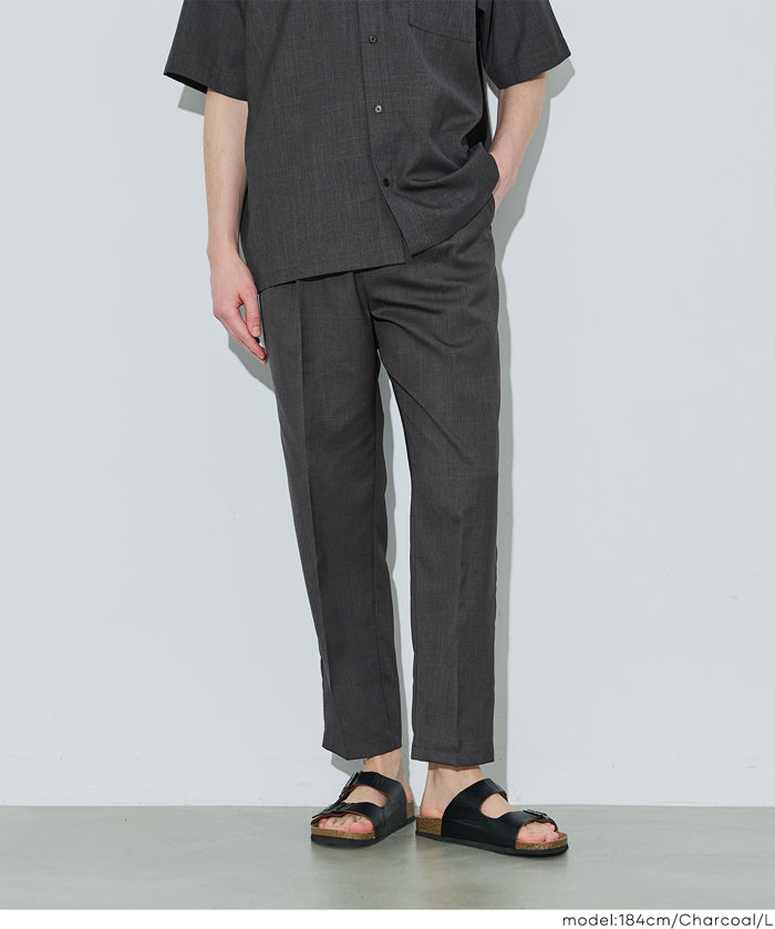 男裝【可配套】彈性錐形西裝褲