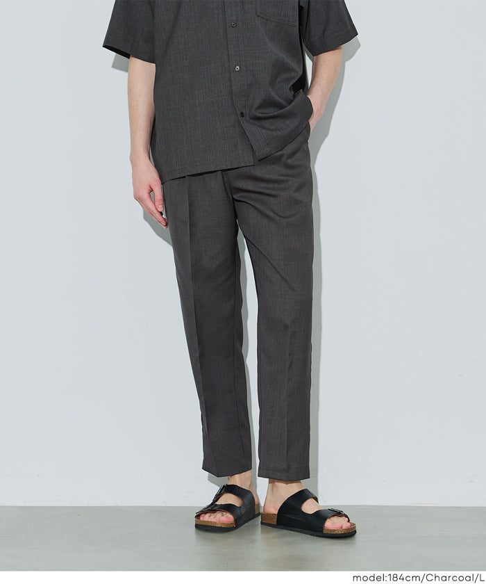 男裝【可配套】彈性錐形西裝褲