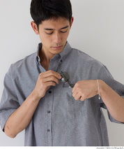 男裝混棉短袖襯衫