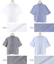 男裝混棉短袖襯衫