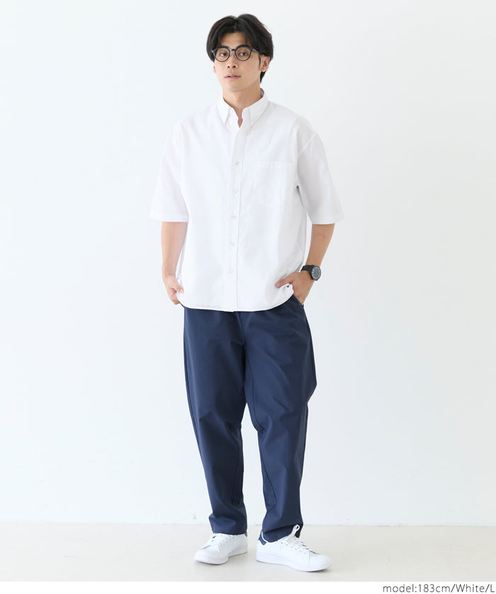 男裝混棉短袖襯衫