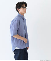 男裝混棉短袖襯衫