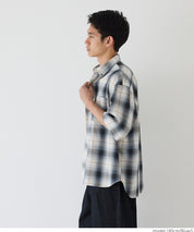 男裝格紋短袖襯衫