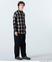 男裝格紋長袖襯衫