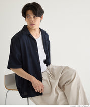 男裝Seersucker短袖襯衫