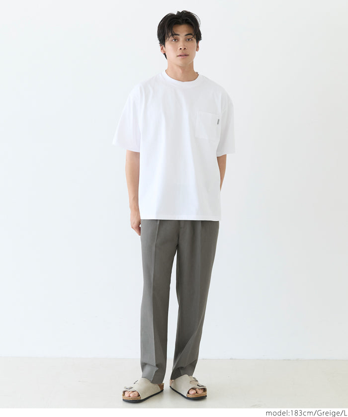 男裝百搭彈性錐形褲