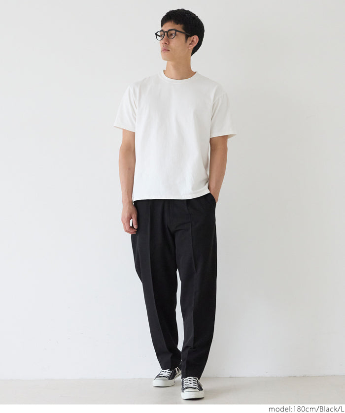 男裝百搭彈性錐形褲