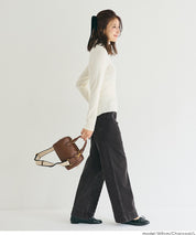 【保暖內刷毛】抽繩彈性牛仔褲