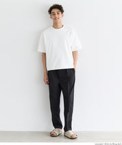 男裝打褶彈性休閒褲