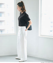 短版華格夫圓領短袖上衣 Tee