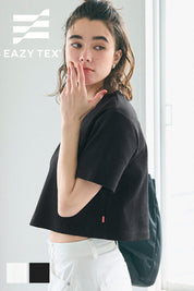短版華格夫圓領短袖上衣 Tee