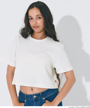 短版華格夫圓領短袖上衣 Tee