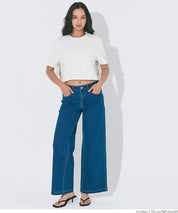 短版華格夫圓領短袖上衣 Tee