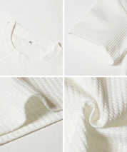 短版華格夫圓領短袖上衣 Tee