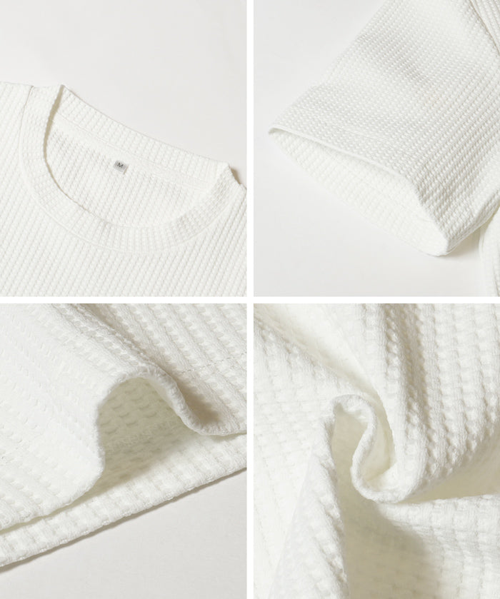 短版華格夫圓領短袖上衣 Tee