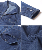 【可配套】短版拉鍊牛仔丹寧夾克外套