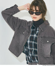 【可配套】短版拉鍊牛仔丹寧夾克外套