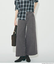 【可配套】低腰造型闊腿牛仔褲