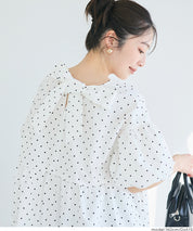 日系後蝴蝶結澎感迷你連衣裙