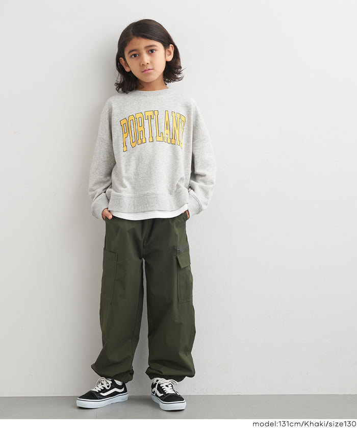 【保暖內刷毛】童裝秋冬款拉鍊工裝褲