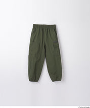 【保暖內刷毛】童裝秋冬款拉鍊工裝褲