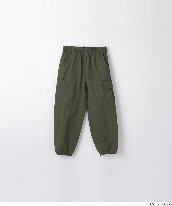 【保暖內刷毛】童裝秋冬款拉鍊工裝褲