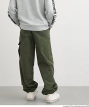 【保暖內刷毛】童裝秋冬款拉鍊工裝褲