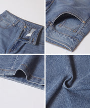 Women's Summer Denim Curved Pants