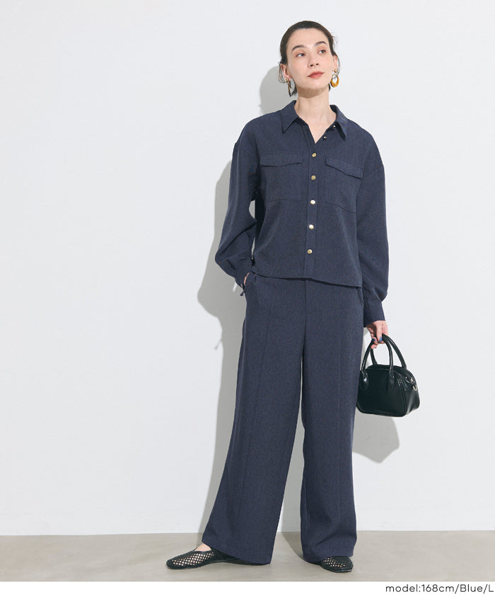 【可配套】單寧質感率性襯衫