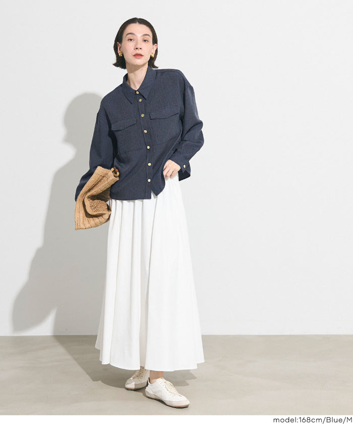 【可配套】單寧質感率性襯衫